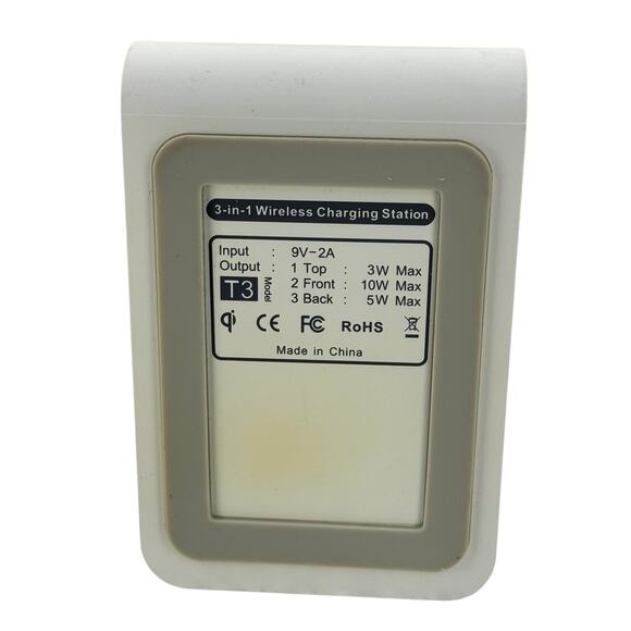 3-in-1 Fast Wireless Charging Station for iPhone, Apple Watch and Airpods USB-C - Picture 3 of 3